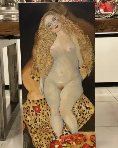 Obraz olejny Gustaw Klimt „Adam i Ewa” — praca Karolina, Łódź