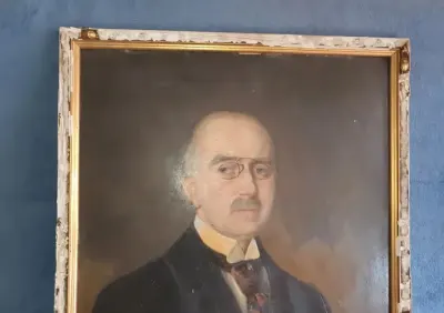 Obraz portret Matylda MELENIEWSKA olej 1918 — praca Zbaff, Wrocław