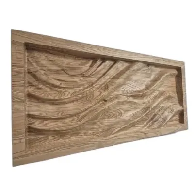 Panel Drewniany Jesion 3D FALE Iluzja Ruchu Dekoracja Ścienna Premium — praca Graver Studio, Piotrków Trybunalski