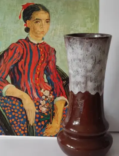 Piękna stara ceramika wazon kolekcje vintage — praca Marzena, Kraków