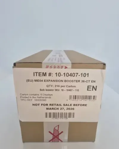 Pokemon Chaos rising case boosterbox sealed — praca Mateusz, Poznań