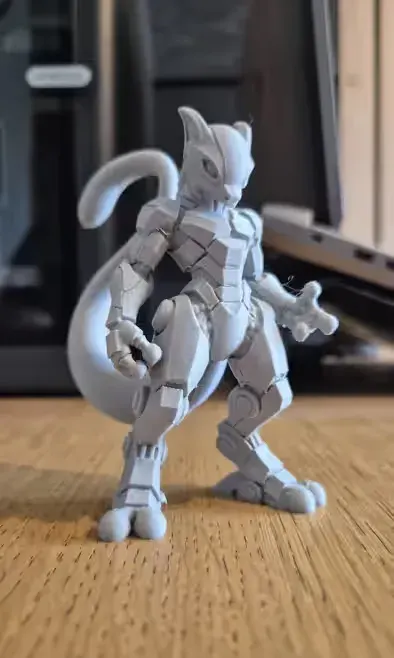 Pokemon Mewtwo Mew Two figurka druk 3D — praca Marcin, Warszawa