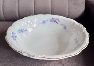 Porcelanowa miska z PRL - ceramika Wałbrzych — praca Stasia, Wrocław