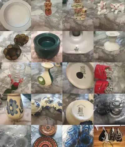 PRL retro antyk fajans Włocławek lubiana ,sprzedam całość — praca Ja, Wrocław