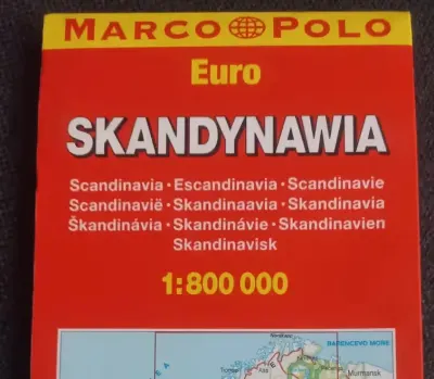 Skandynawia mapa — praca Krzysztof, Kraków