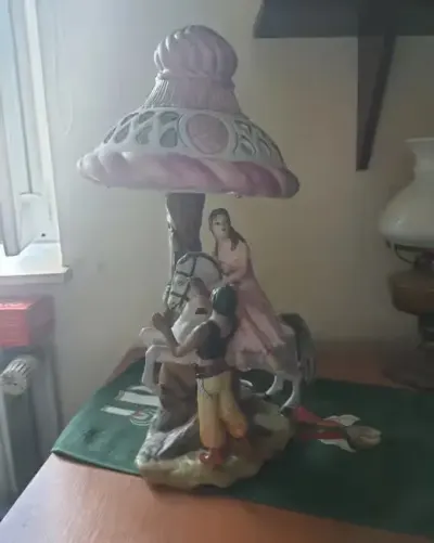 Sprzedam porcelanowa, rumuńską lampę — praca Dorota, Kraków