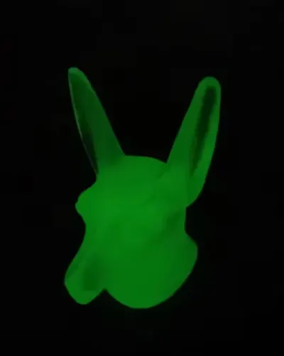 Stara, Kolekcjonerska, Świecąca w Ciemności FIGURKA ANUBISA, Wymiary: 12 x 10 x 6 cm, Bardzo Dobry Stan, WYPRZEDAŻ OKAZJA !! — praca Oelix, Szczecin