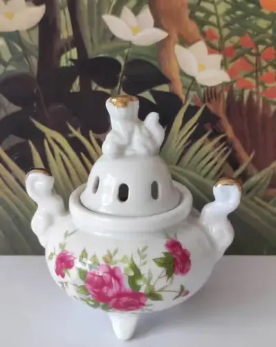 Stary pojemnik japoński Nippon Tokusei piękna porcelana kolekcje — praca Marzena, Kraków