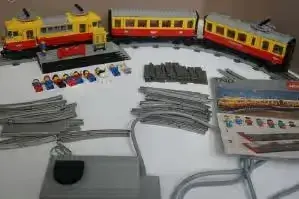lego 7740,12v Inter-City Pociąg pasażerski unikat 1980 rok — praca Daria, Kraków