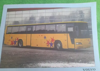 VOLVO B7R Vega autobus PL + pamiątka z otwarcia fabryki Wrocław 1996 — praca Piotr, Wrocław