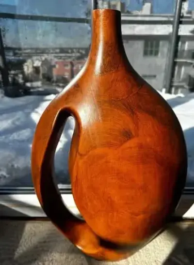 Wazon/dzban ceramiczny 50cm, brąz, nowy. — praca Ewa, Warszawa
