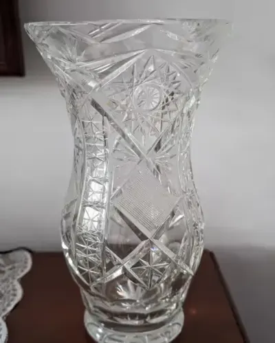 Wazon kryształowy wysoki 26cm! — praca Kasia, Poznań
