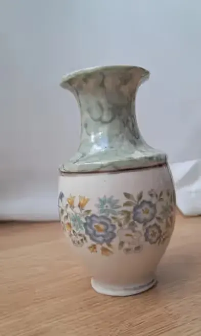 Wazon porcelanowy 11cm — praca Marta, Gdańsk