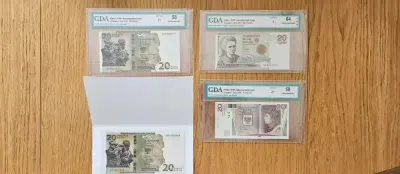 Zestaw banknotów kolekcjonerskich (Jan Długosz + inne + foldery) — praca Joachim, Poznań