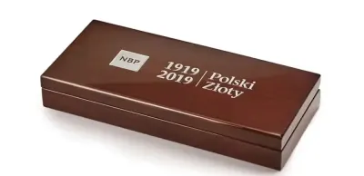 zestaw srebrnych monet 100 lat złotego 2019 rok prezent — praca Marcin, Gdańsk