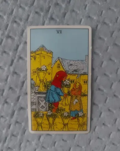 Pojedyńcza Karta Tarot VI — praca Joasia, Kraków