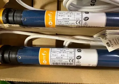 Napęd Silnik Somfy Oximo 40 io 4/16 do rolet – Stan Idealny / Nowe 5szt — praca automatyka, Zielona Góra