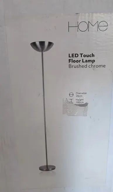 Lampa podłogowa  chrom szczotkowany — praca Daniel M., Żerków