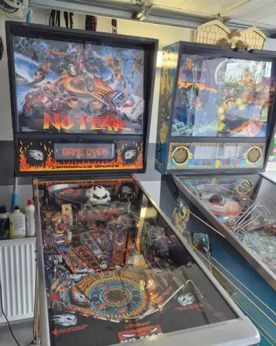 Flipper Pinball  No Fear  oraz Sędzia Dredd — praca Hubert K., Częstochowa