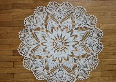 Handmade - serweta szydełkowanie 60 cm — praca Anna W., Kętrzyn