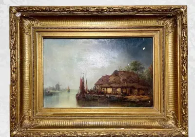 Hermann - obraz olejny z XIX wieku — praca Krystyna K., Kielce