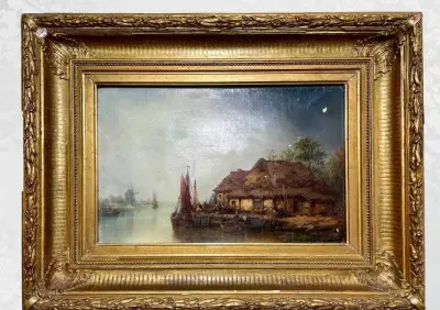 Hermann - obraz olejny z XIX wieku — praca Krystyna K., Kielce