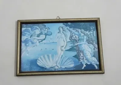 Ikona Renensansu – „Narodziny Wenus” Botticelli | Obraz za szybą — praca Maja S., Gromada