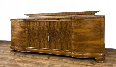 KOMODA BUFET klasyka ART DECO antyk 5 szuflad pod TV RTV 2,5 m Warszawa — praca Magdalena W., Poznań