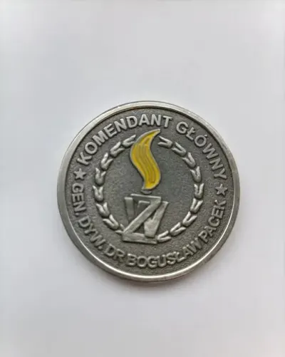 Coin Komendanta Głównego  ŻW — praca Janina J., Nowy Dwór Mazowiecki
