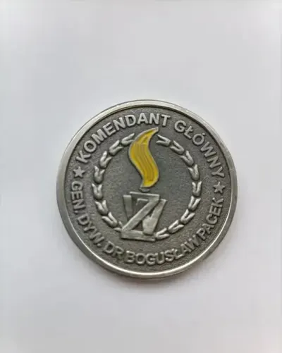 Coin Komendanta Głównego  ŻW — praca Janina J., Nowy Dwór Mazowiecki
