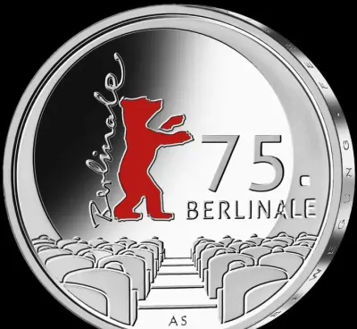 20 Euro 2025 r Niemcy -Berlinale -75 Lat Fest.Filmów  Berlin +Prezent — praca Jan P., Wrocław