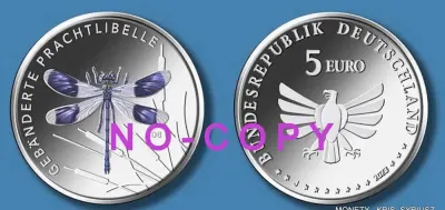 5 EURO - WAŻKA PASIASTA - Niemcy 2023 rok - stan menniczy + Prezent . — praca Jadwiga K., Wrocław