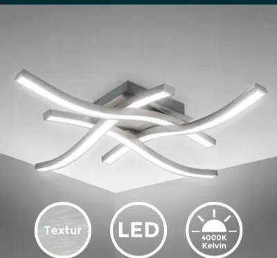 Lampa sufitowa wisząca LED ledowa 20 w 2000 lm 4000 kl — praca Anna W., Wrocław