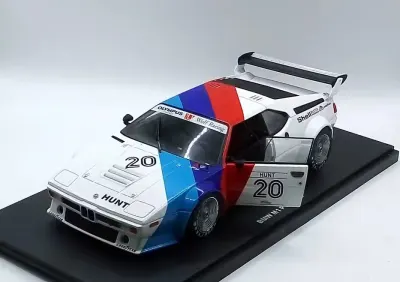 BMW M1 Procar #20 Donington Park 1979 James Hunt - skala 1:18 - WERK83 — praca Aleksandra W., Wrocław