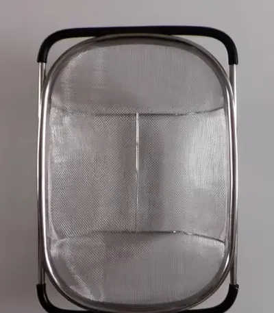 Cedzak Sito Durszlak do zlewu reglulowany od 36 do 54cm nierdzewny — praca Zofia K., Wrocław