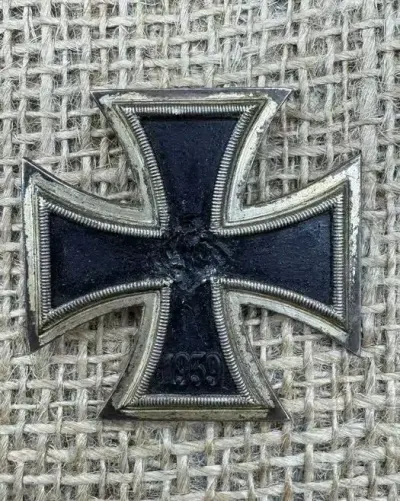 EK Krzyż żelazny 1939 1j klasy  original wh ww2 — praca Magdalena T., Wrocław