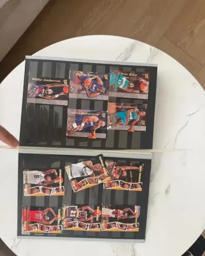 Karty kolekcjonerskie NBA lata 90. 166 sztuk Głównie 94, 95, 96 Cześć 2 — praca Paulina M., Katowice