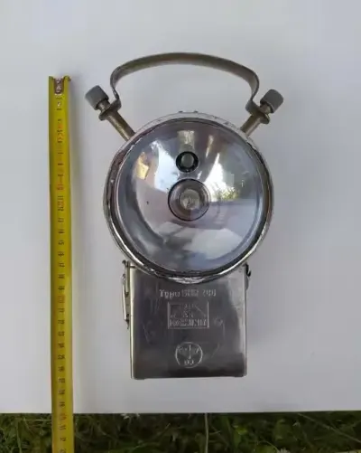 Lampa kolejowa Dominit niemiecka DB — praca Danuta O., Wrocław