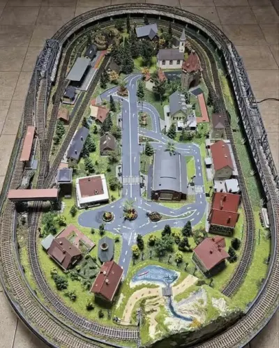 Makieta w skali H0 — praca Oliwia S., Katowice
