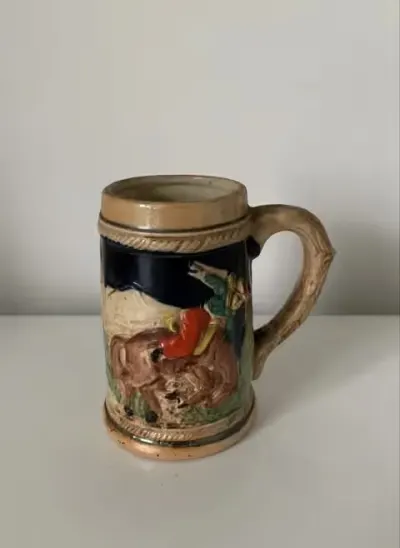 Kolekcjonerski kufel vintage retro — praca Marlena, Wrocław