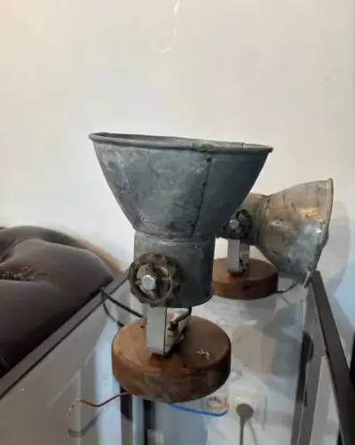 6x Lampa Industrial Vintage Loft Metal Drewno Zestaw — praca ArturD, Kórnik