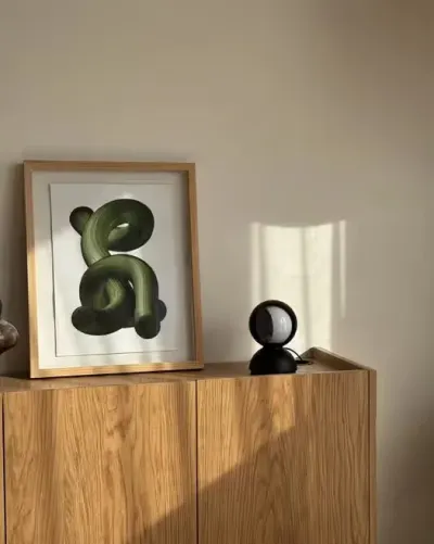 Artemide ECLISSE Lampa Stołowa CZARNA — praca Jarek, Konstancin-Jeziorna