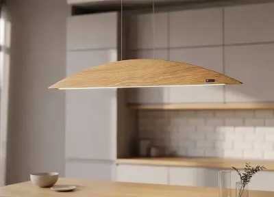 Designerska lampa drewniana LED | handmade | ciepłe/zimne światło — praca Kotenko, Orzesze