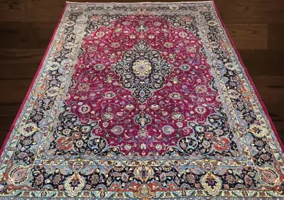 Kaszmirowy Mashhad  Sygnowany perski dywan z Iranu  Wełna kork 242x340 — praca Gallery-Rugs, Katowice