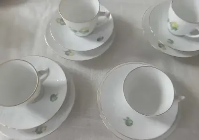 Porcelana  duńska komplet kawowy   B i G  Danmark gratka dla kolekcjon — praca Mmm, Wrocław