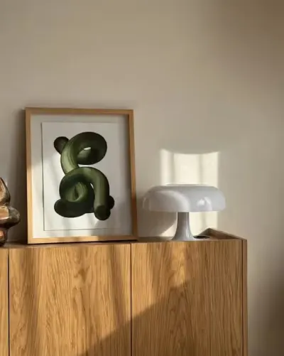 Lampa Stołowa Artemide Nessino Biały — praca Jarek, Konstancin-Jeziorna