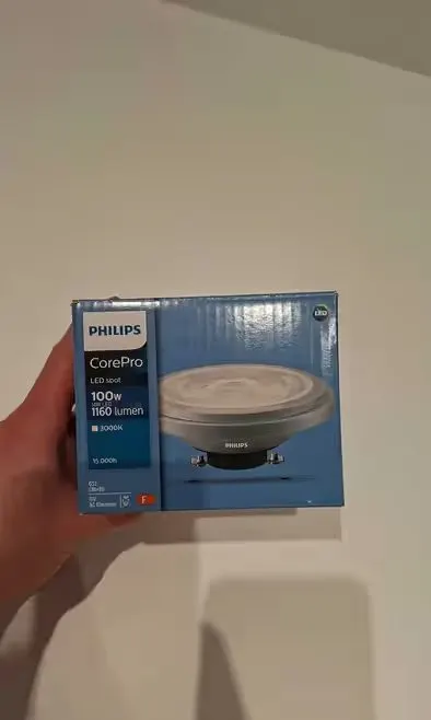 Nowa żarówka LED PHILIPS CorePro 14W 3000k 1160l 830 AR111 G53 40D — praca Krzysztof, Kraków