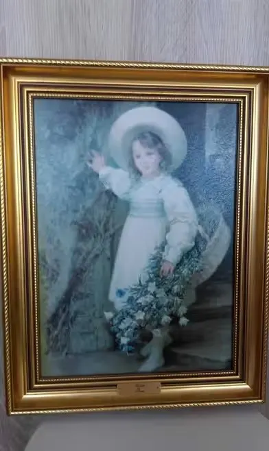 Reprodukcja obrazu ,, Dzwonki" Sigismunda Christiana Huberta Goetzego. — praca Bożena, Wrocław
