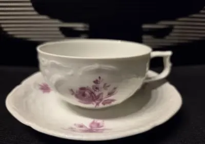 Rosenthal Sanssouci Rose Purpur Biała Filiżanka plus Podstawka — praca Akacja, Katowice