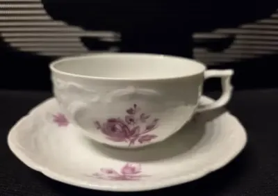 Rosenthal Sanssouci Rose Purpur Biała Filiżanka plus Podstawka — praca Akacja, Katowice